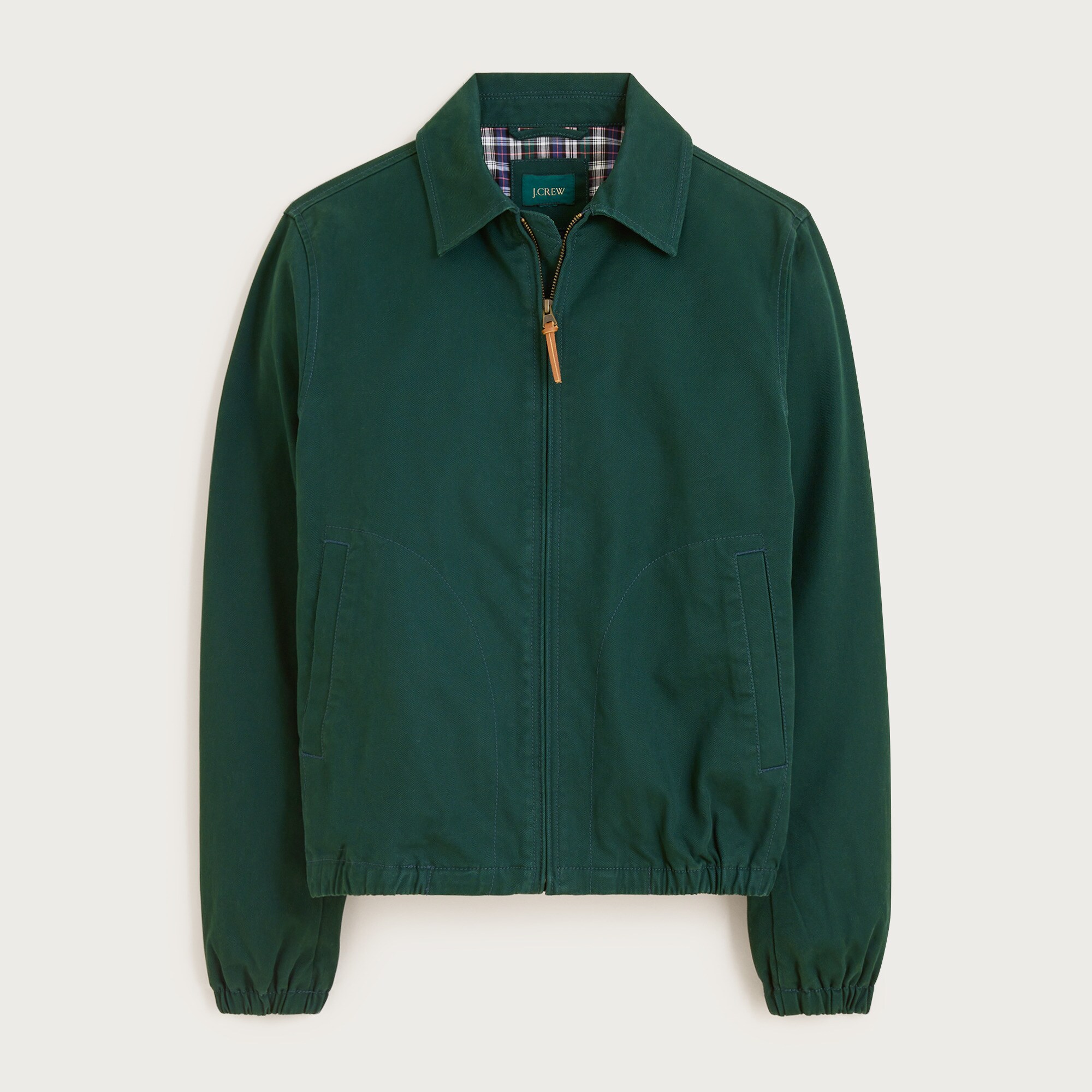 Harrington Jacket In Cotton Twill For Men | J.Crew