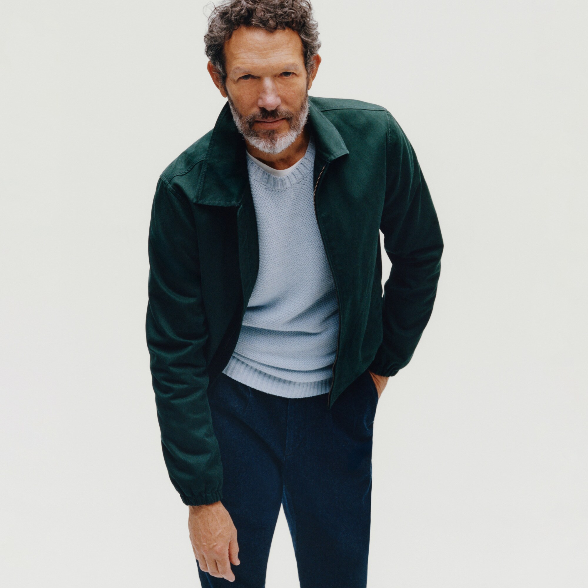 Harrington Jacket In Cotton Twill For Men | J.Crew