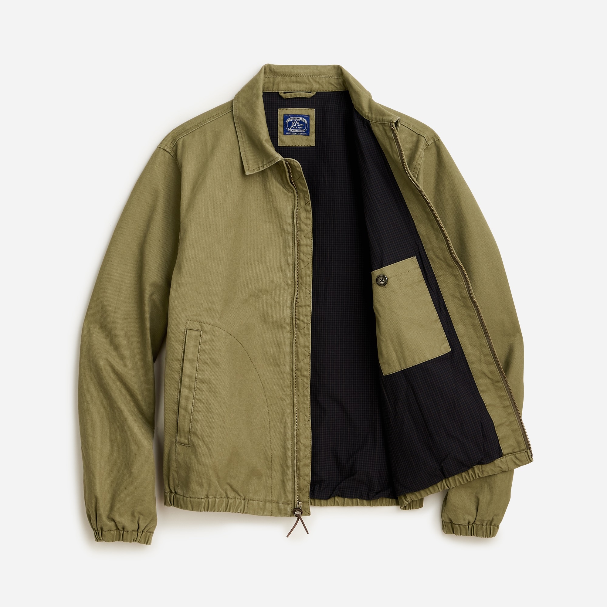 J.Crew Harrington Jacket In Cotton Twill For Men
