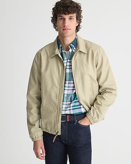 j.crew: harrington jacket in cotton twill for men