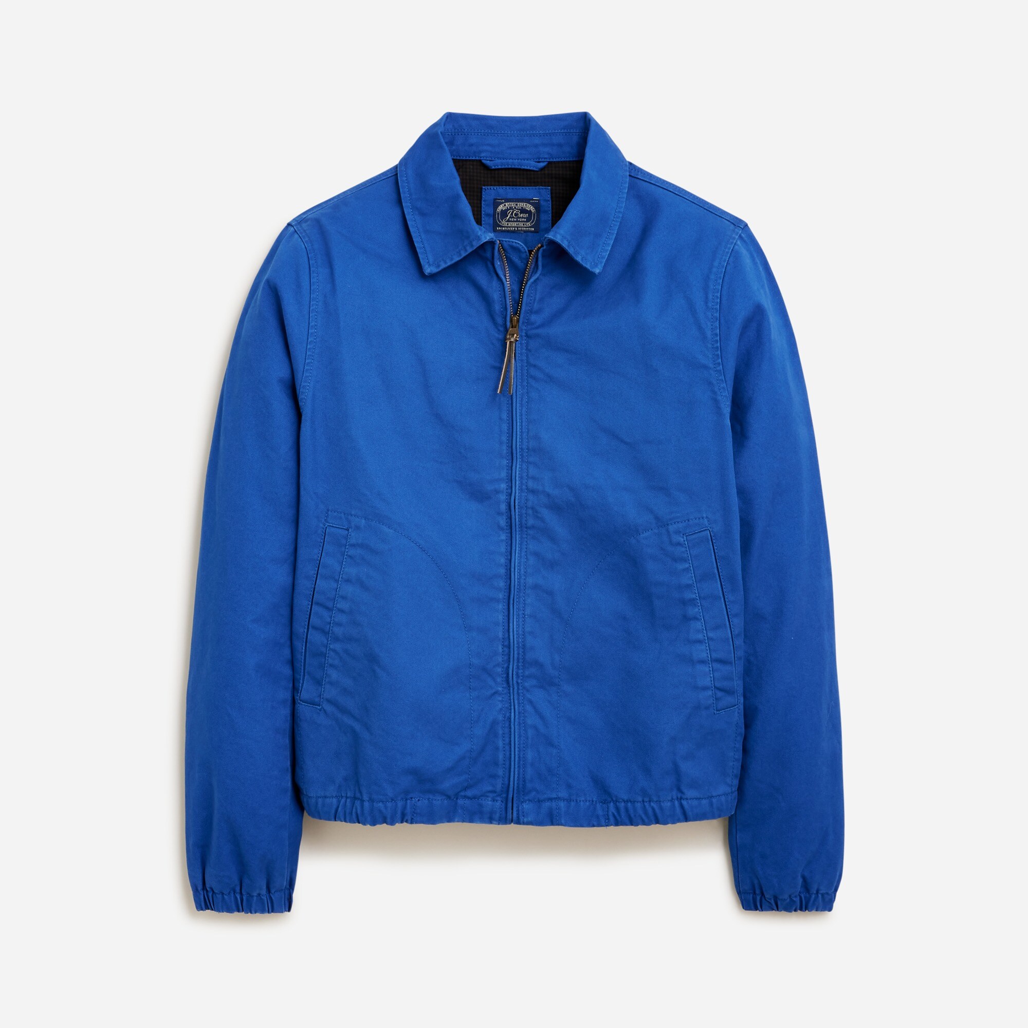 mens Harrington jacket in cotton twill