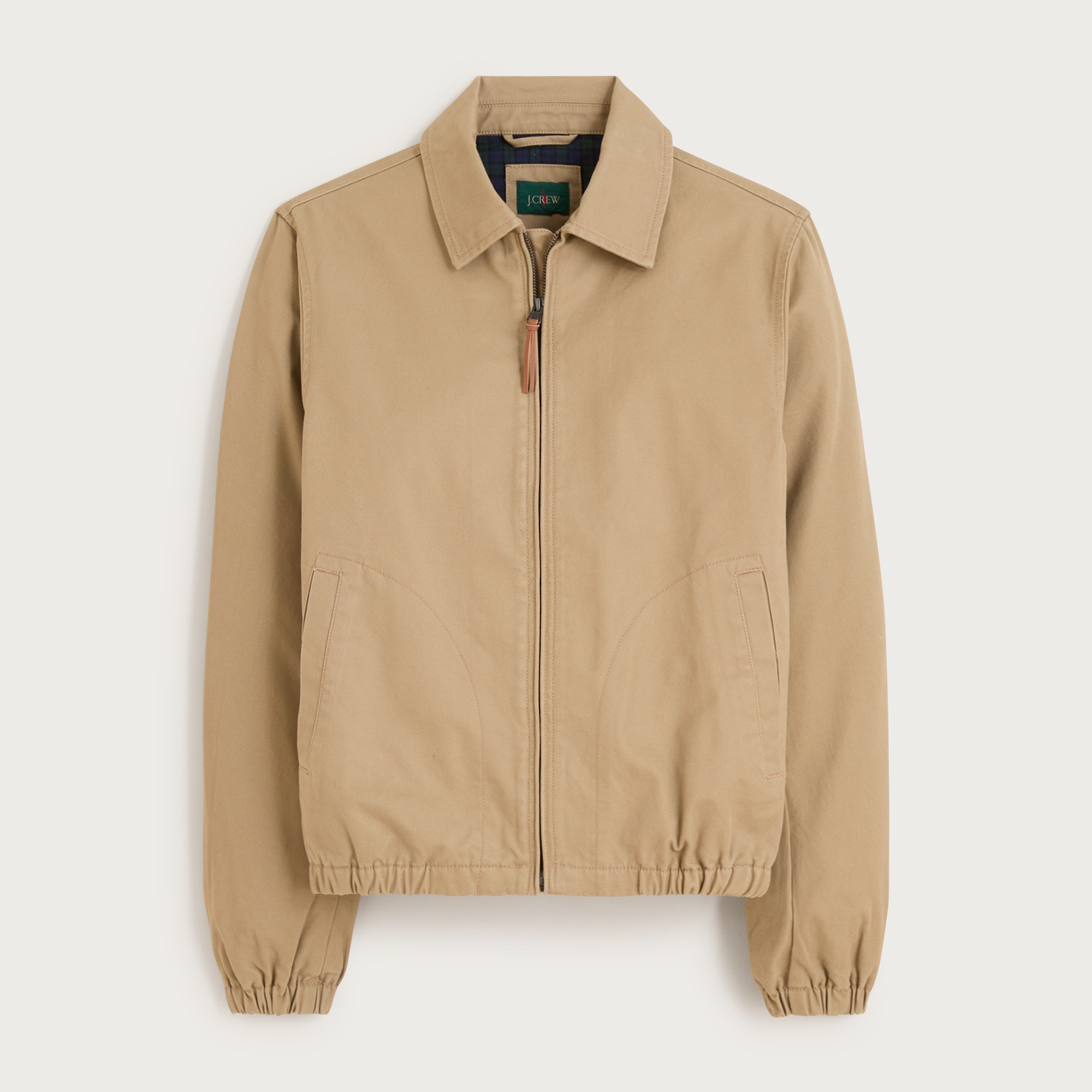 Harrington Jacket In Cotton Twill For Men | J.Crew