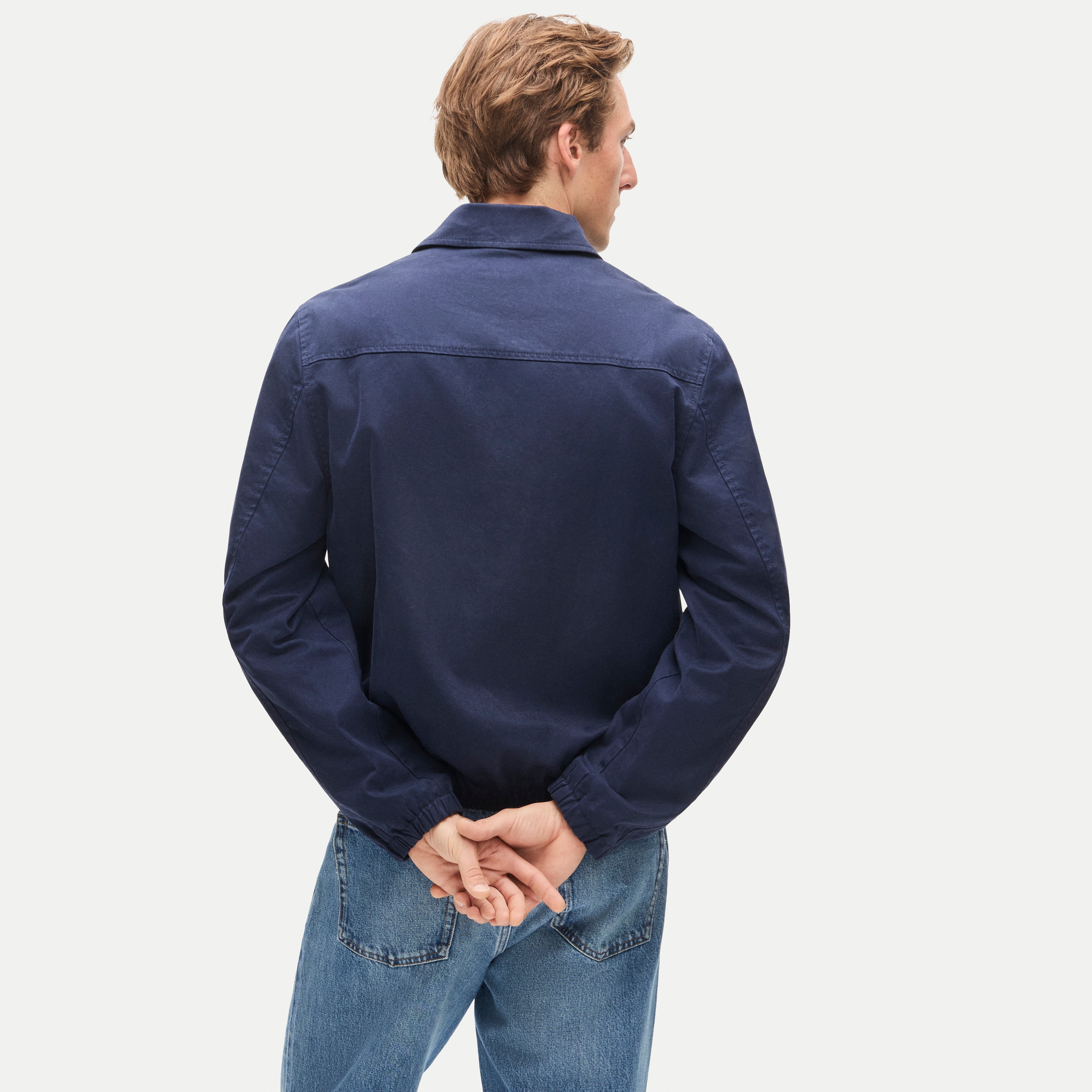 Harrington Jacket In Cotton Twill For Men | J.Crew