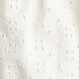 Button-front eyelet cropped top HYDRANGEA j.crew: button-front eyelet cropped top for women