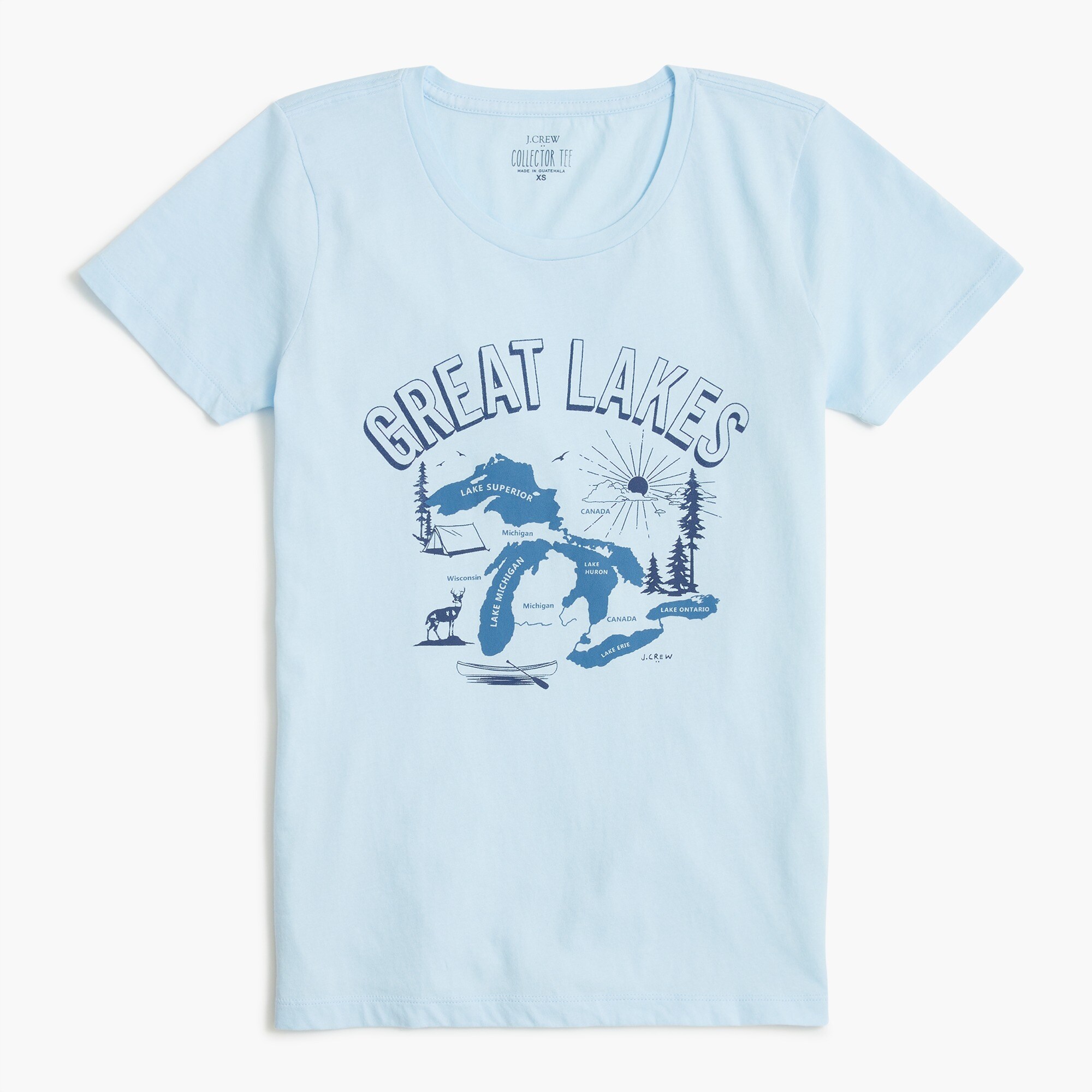great lakes graphic tee for women