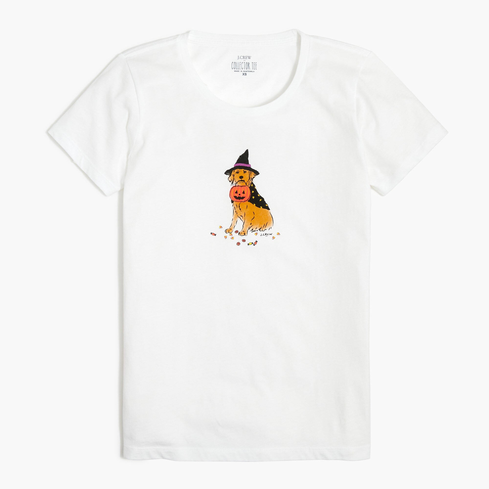 witch dog graphic tee for women