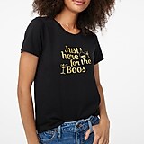 "Just here for the boos" graphic tee