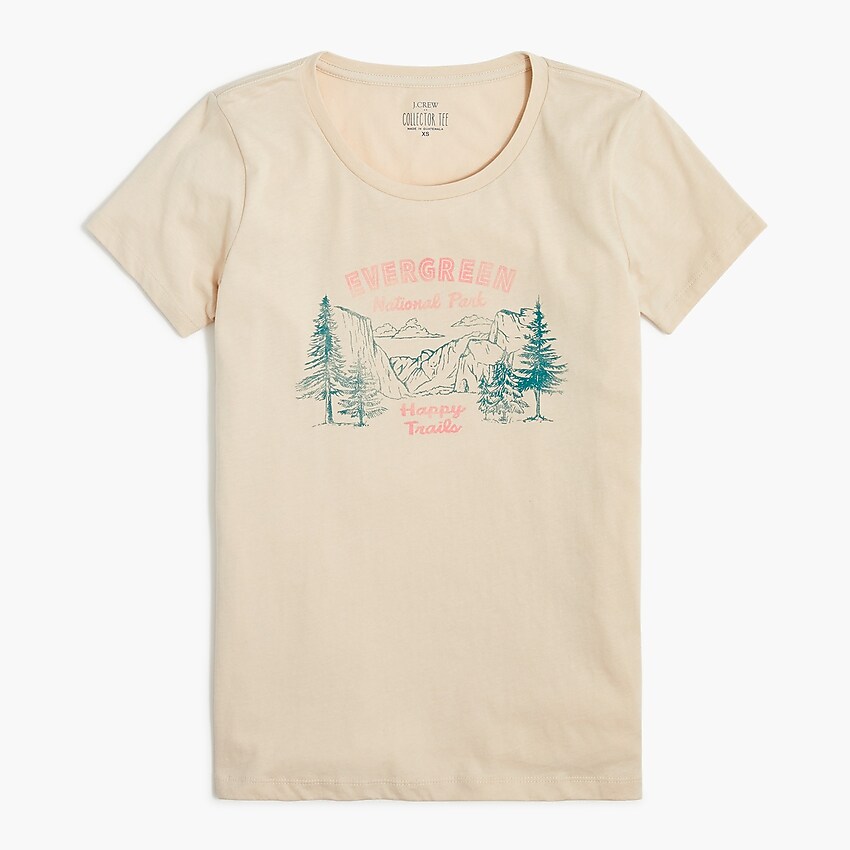 factory: national park graphic tee for women, right side, view zoomed
