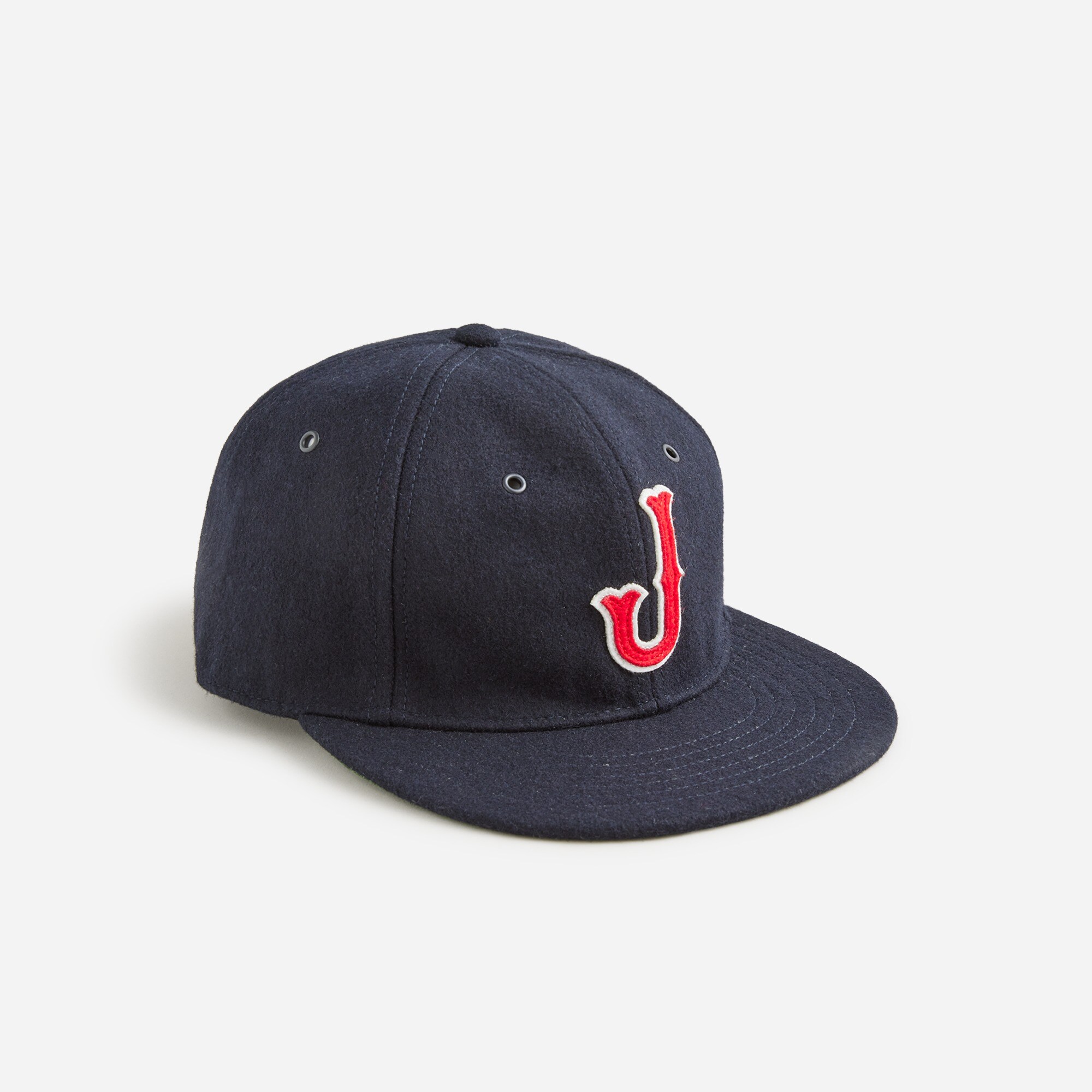 J.Crew: Heritage Wool-blend Letterman Baseball Cap For Men
