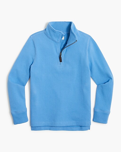  Boys' sueded half-zip popover sweatshirt