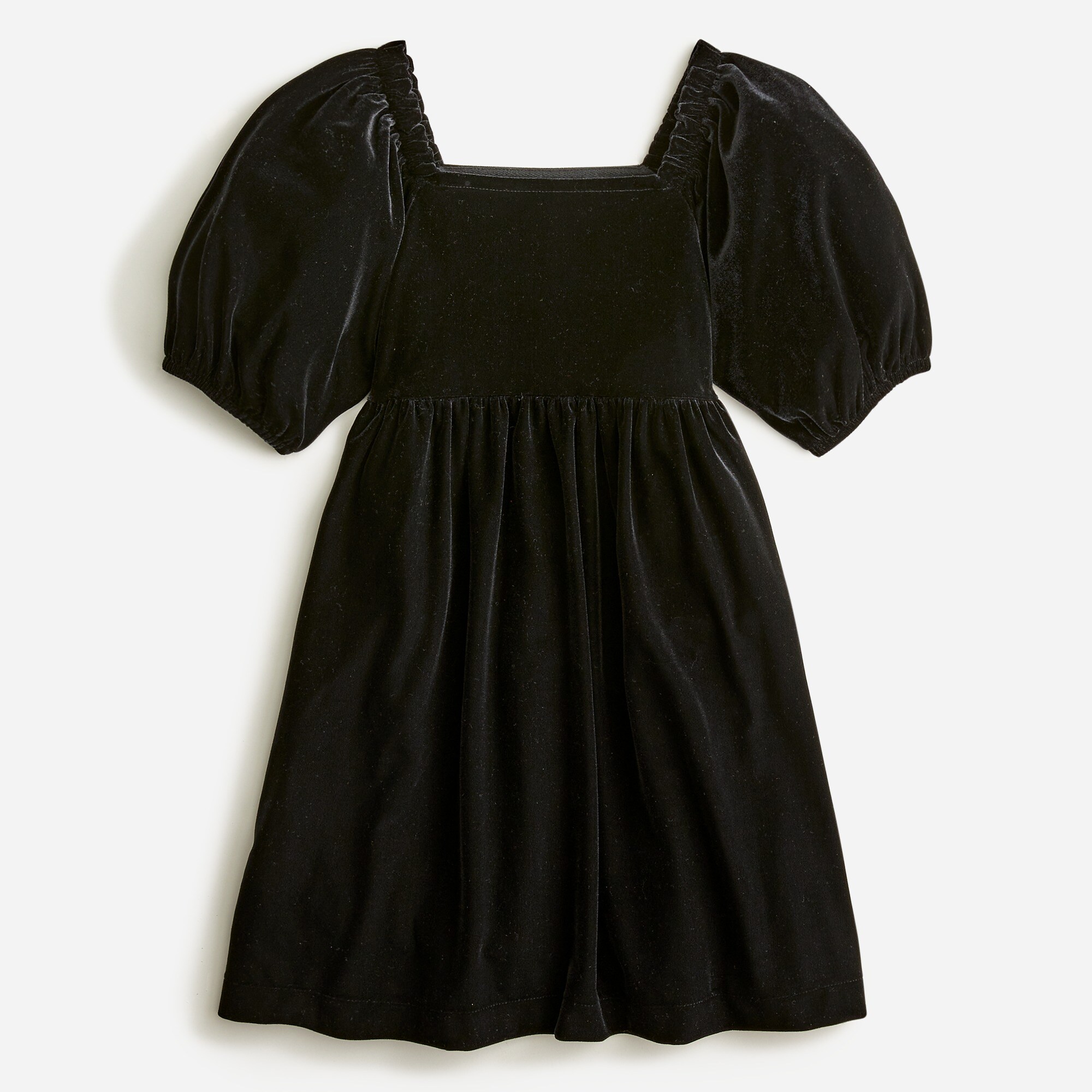 J.Crew Girls Velvet Squareneck Dress For Girls