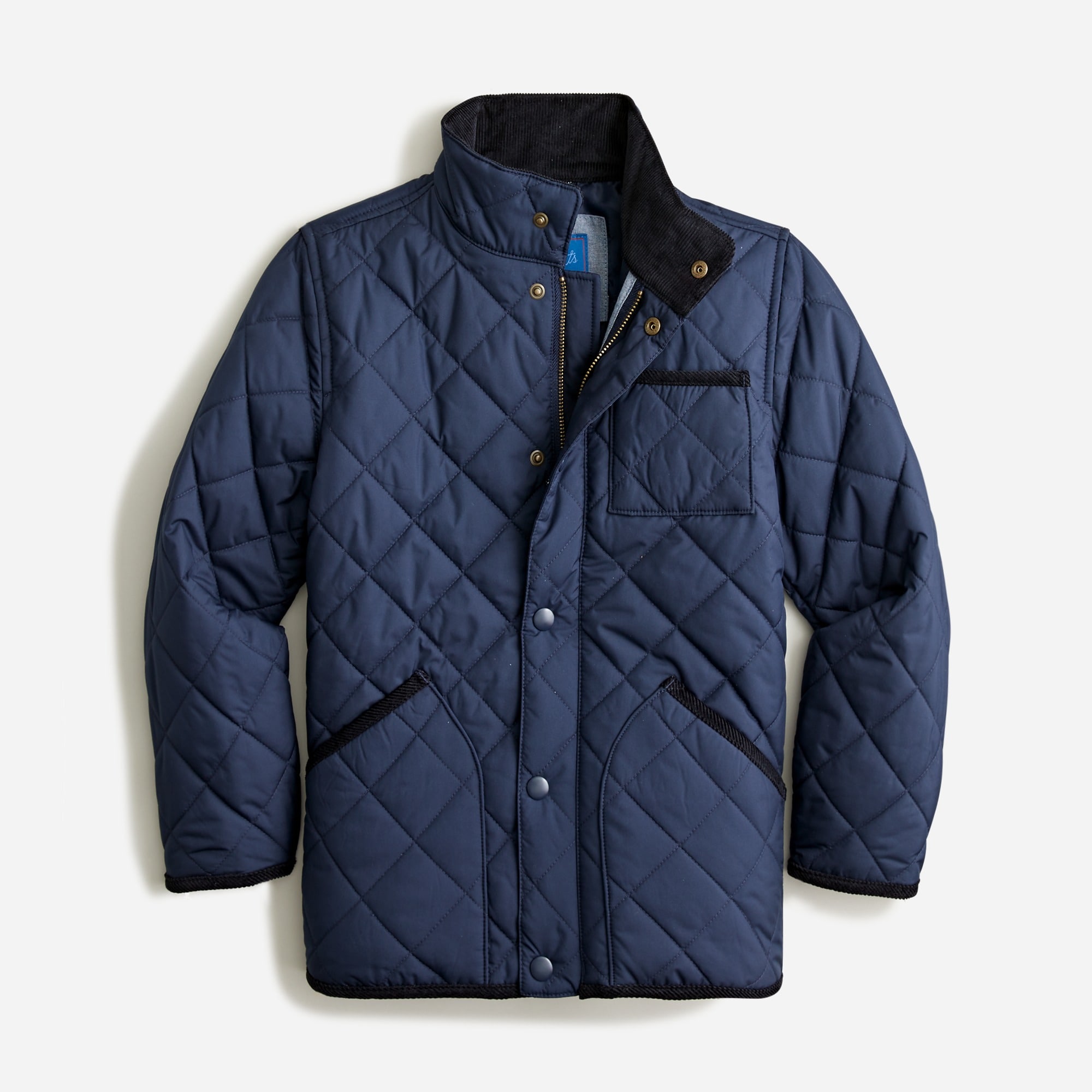 Kids Quilted Field Jacket In Recycled Polyester For Boys J.Crew