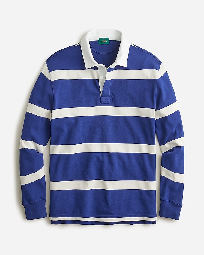 J.Crew: Rugby Shirt In Stripe For Men