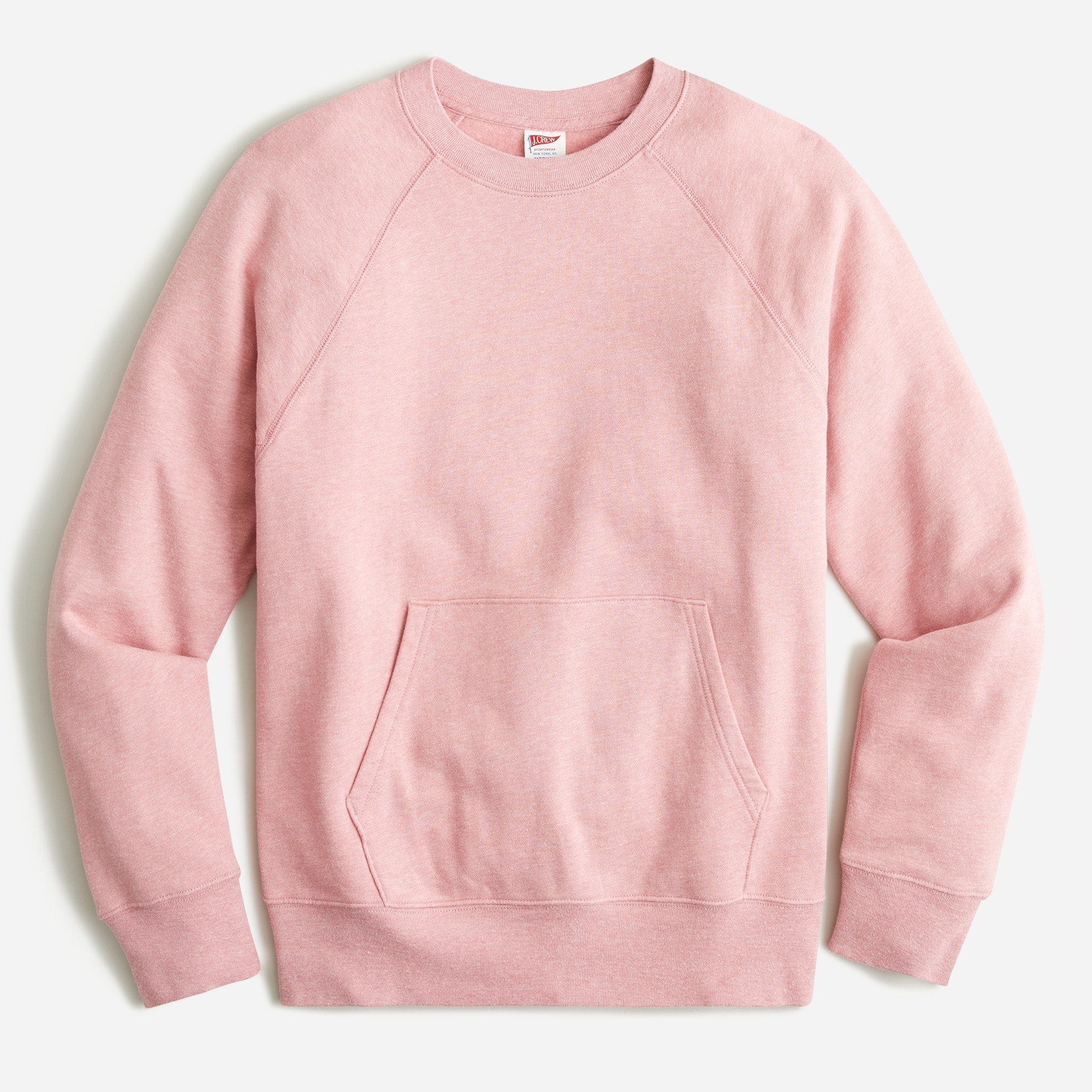Men's crewneck sweatshirt with kangaroo pocket deals