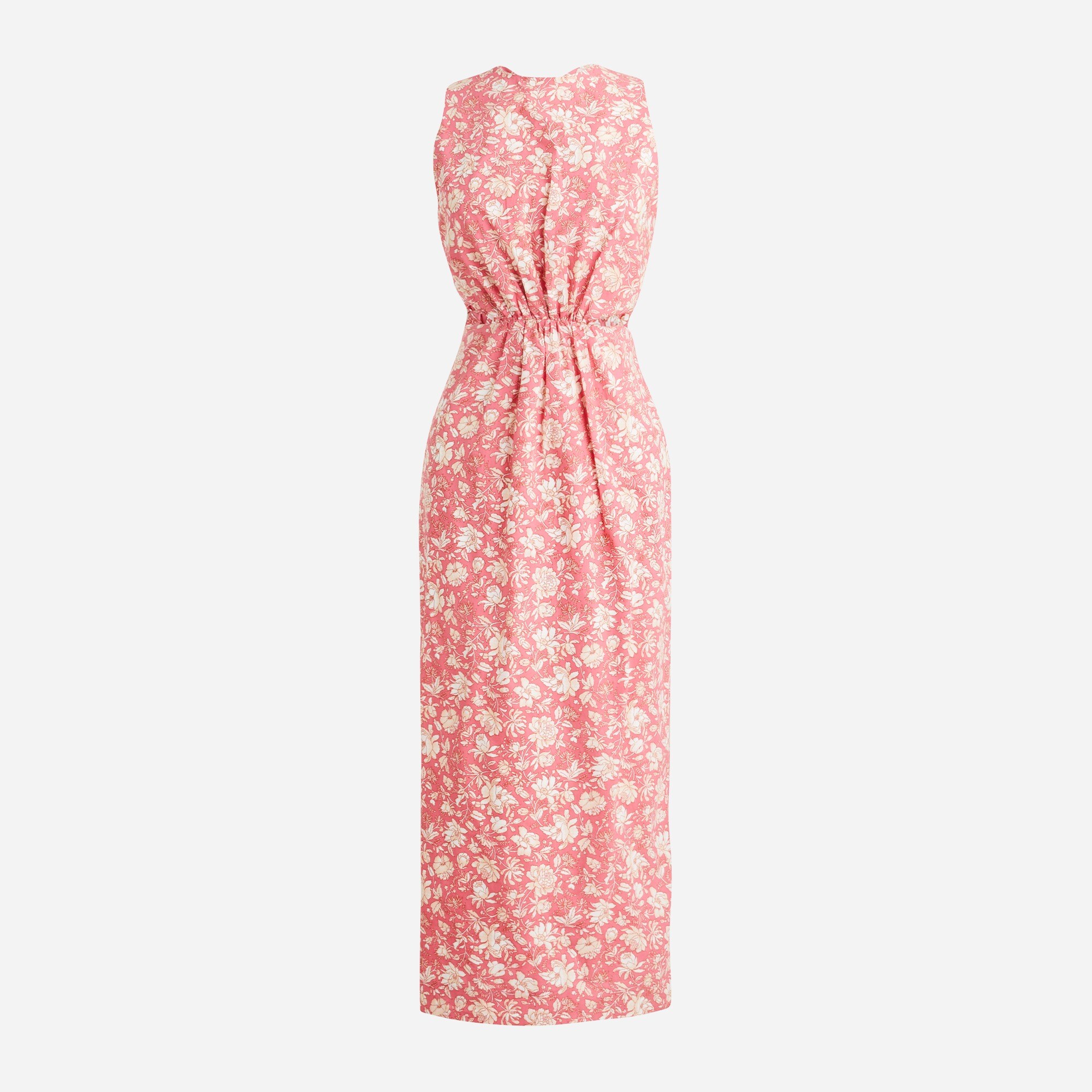 Twist-back Midi Dress In Tossed Floral For Women | J.Crew