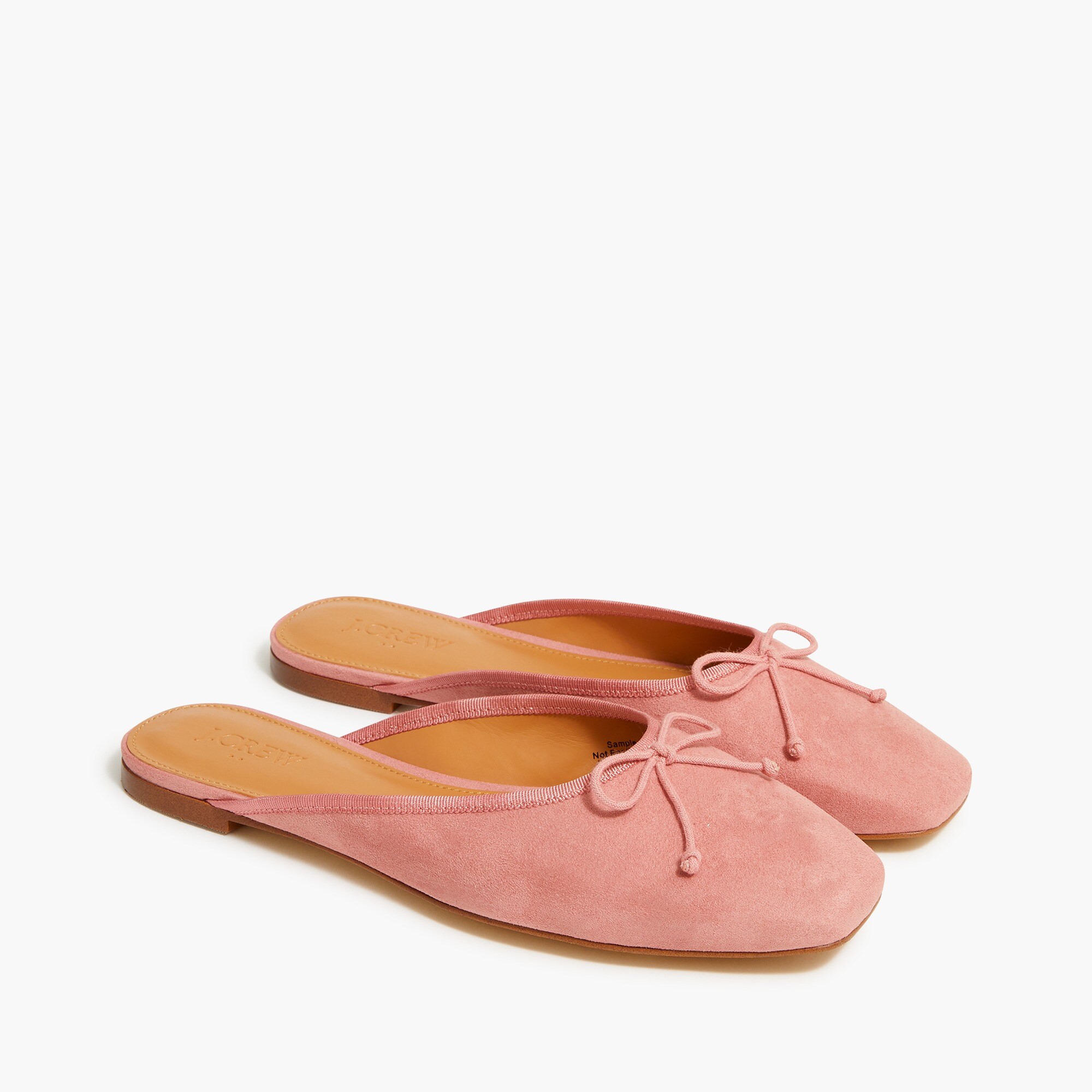 Factory Sueded Ballerina Mules For Women