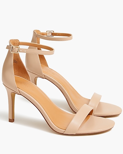  Ankle-strap heeled sandals