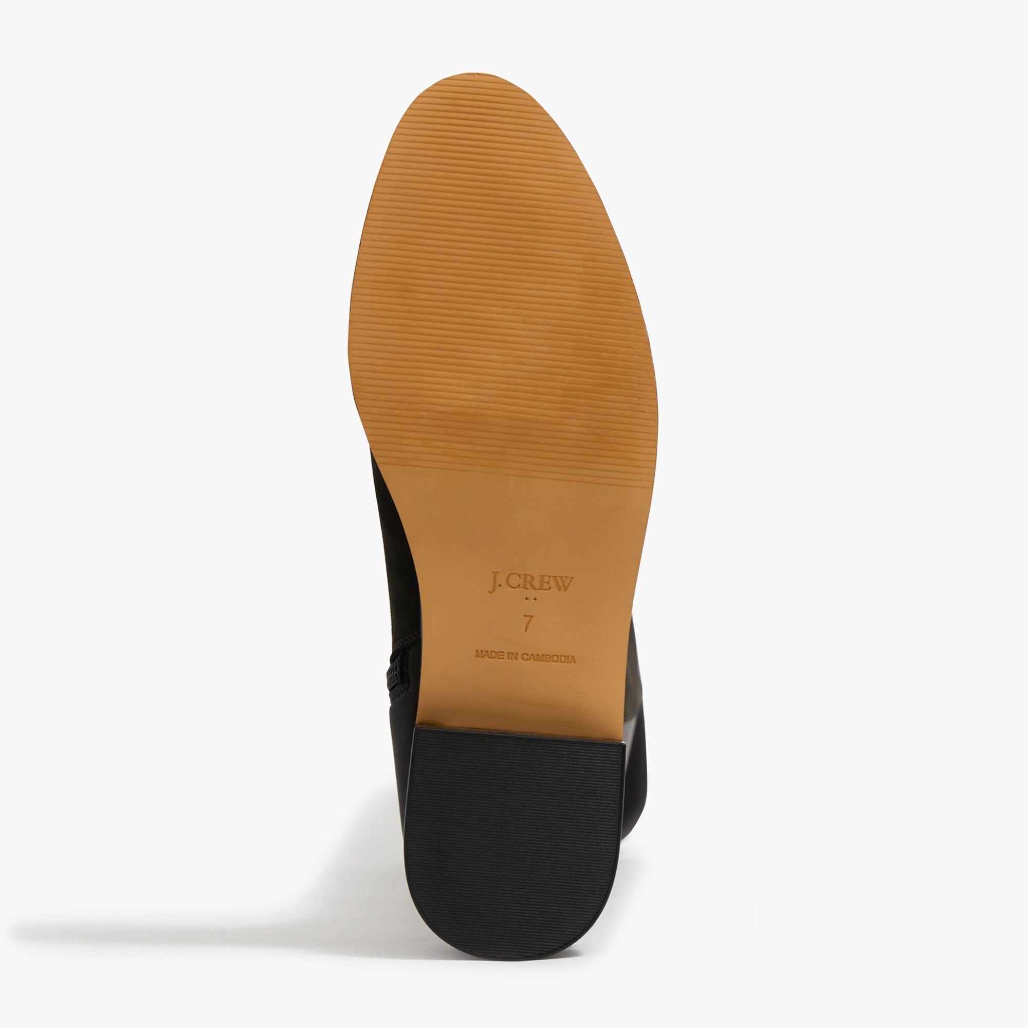 Knee-high boots with stretch