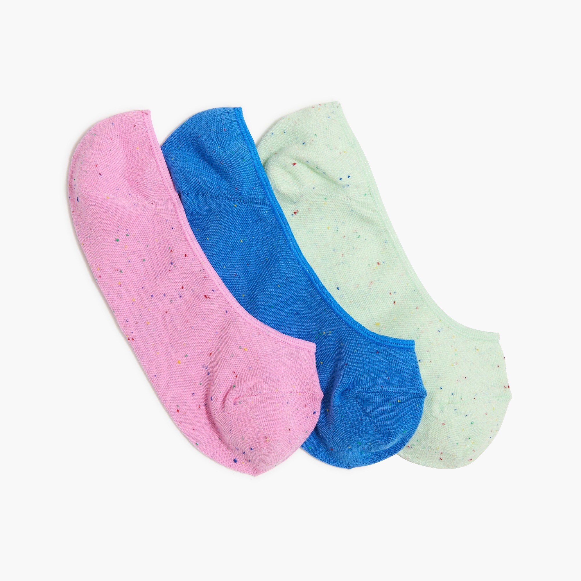 Multifleck no-show socks three-pack