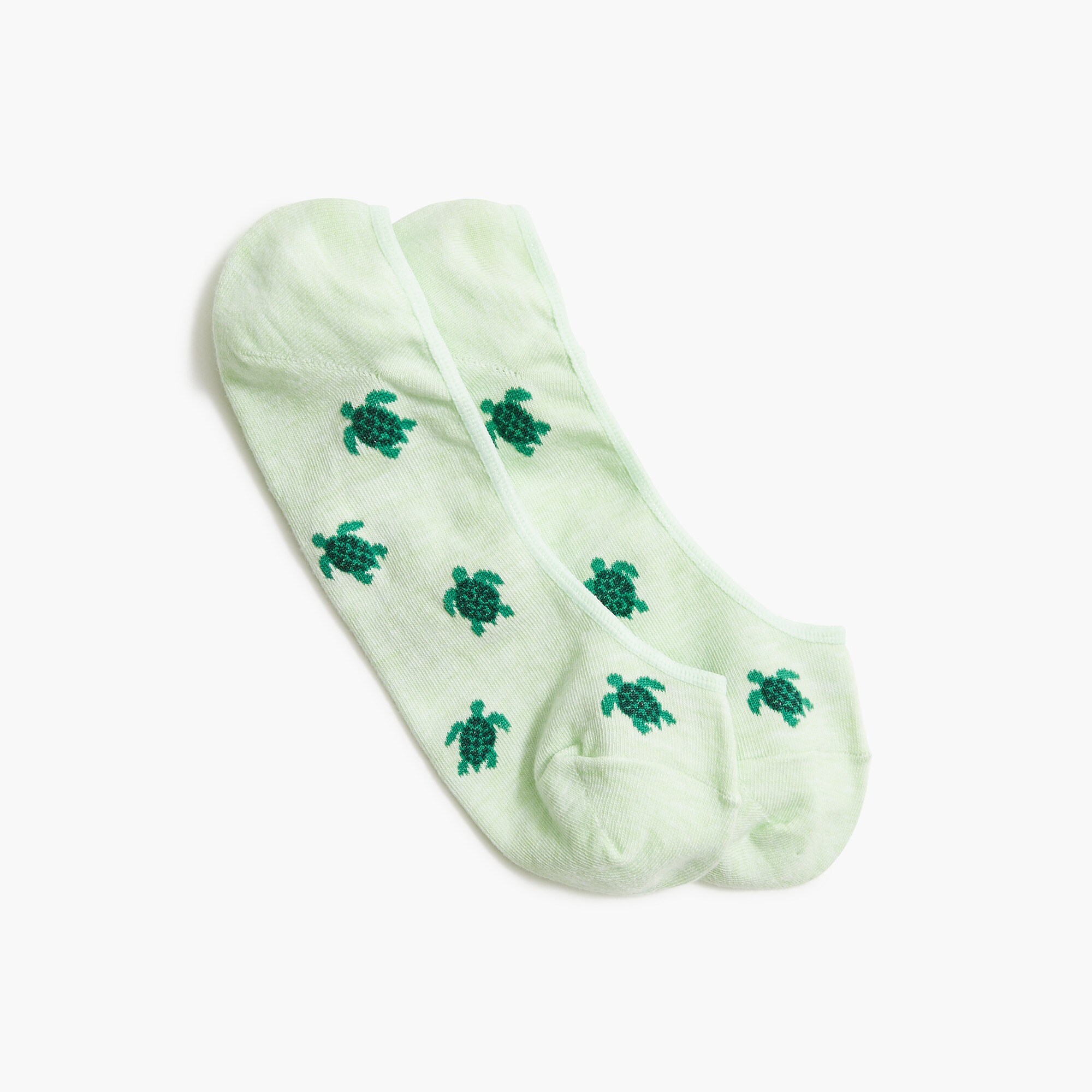 Turtles no-show socks