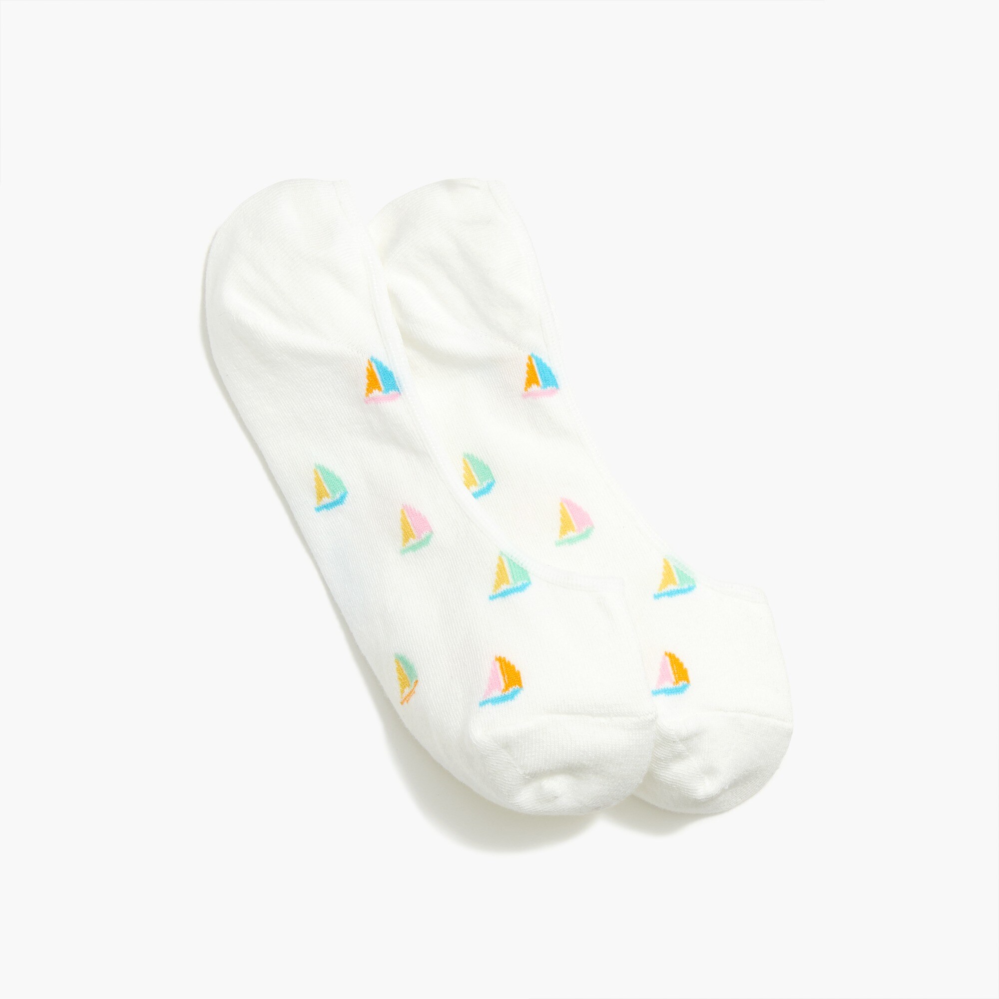 Sailboat no-show socks