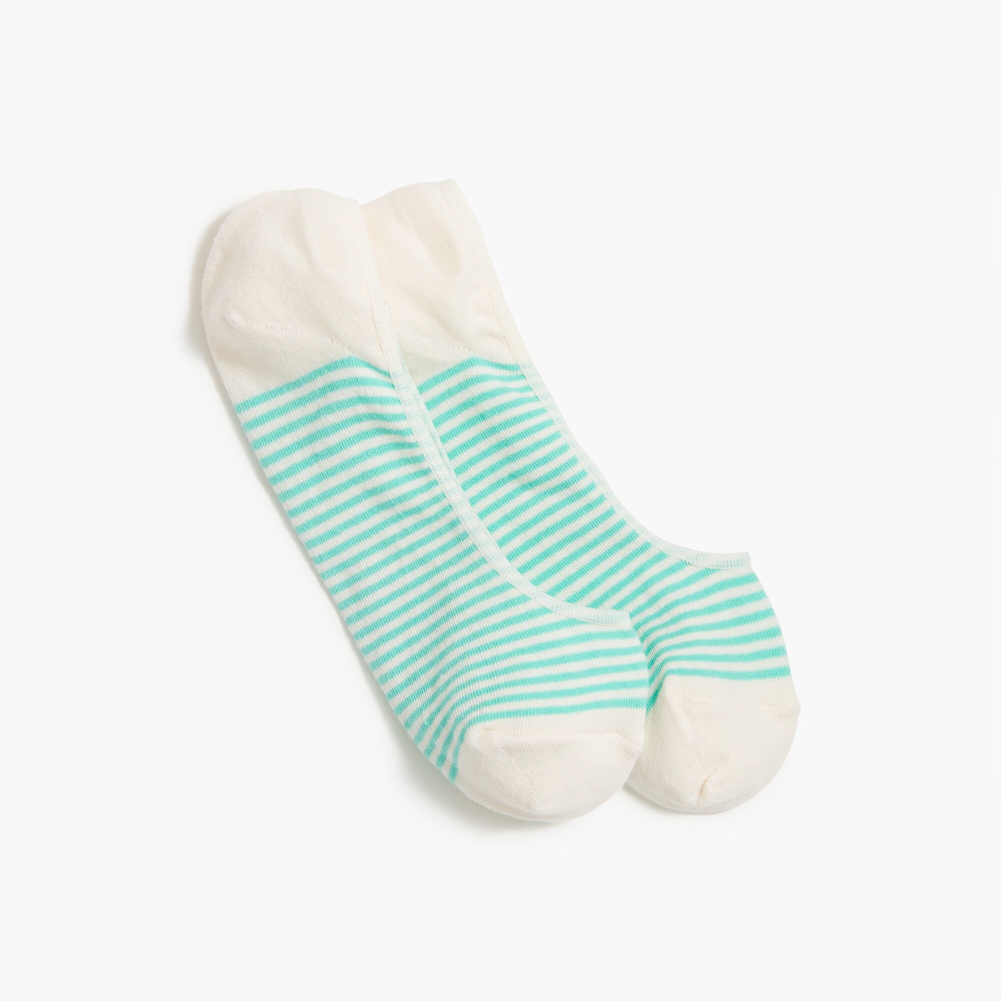 Striped no-show socks
