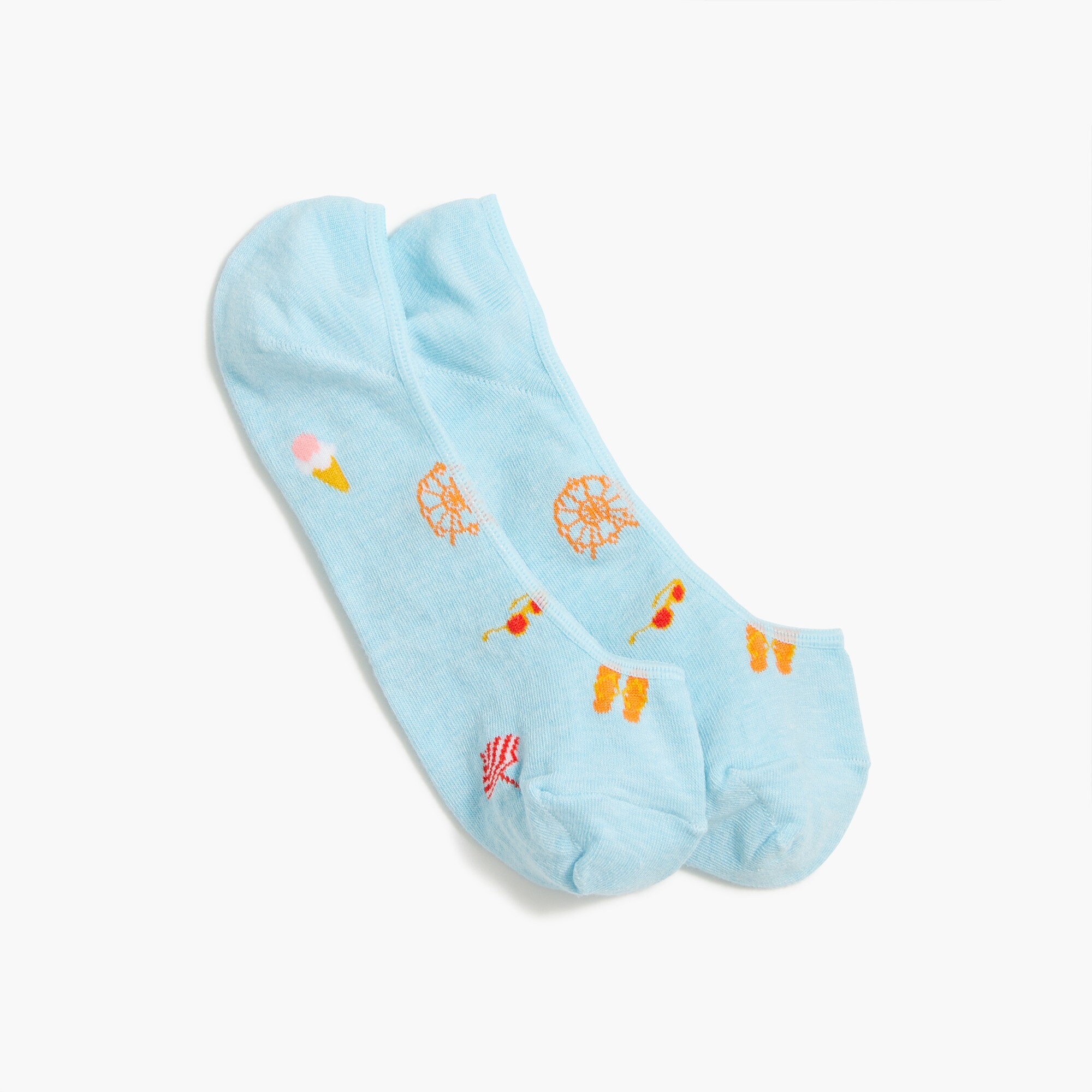 Sunshine no-show socks