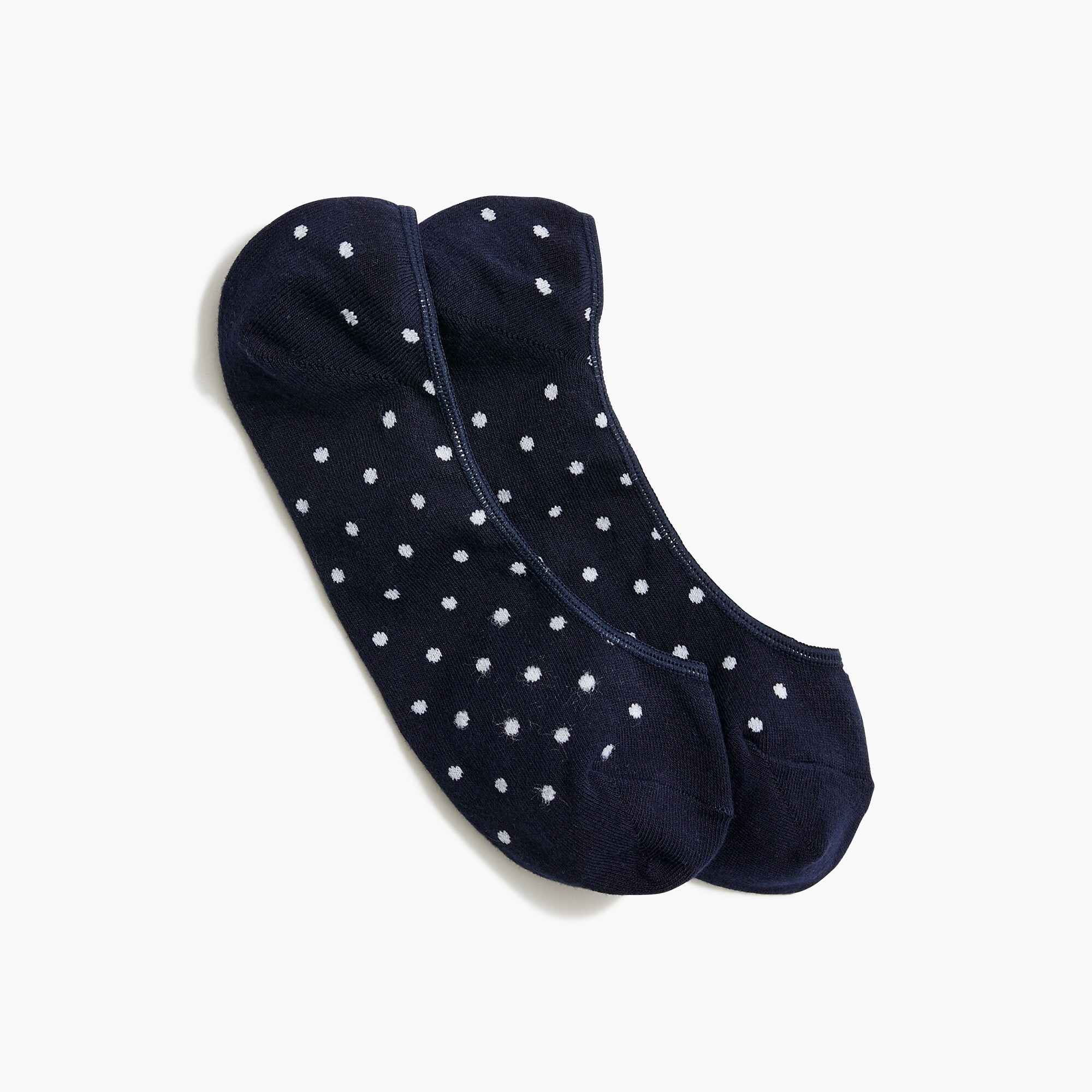 Polka-dot no-show socks