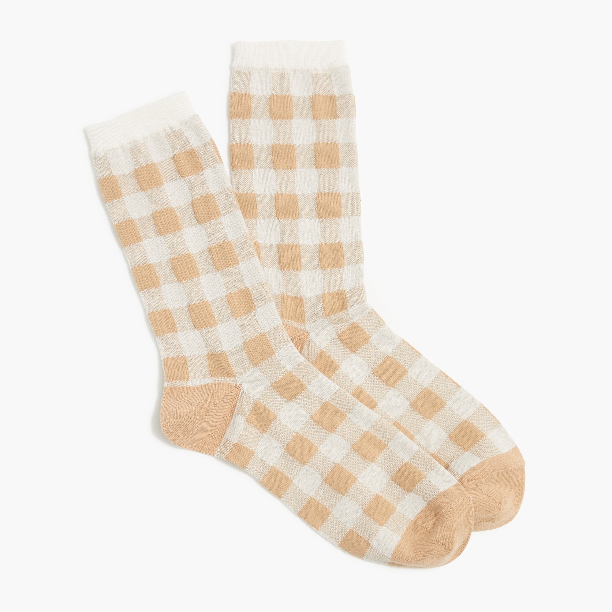 Gingham trouser socks