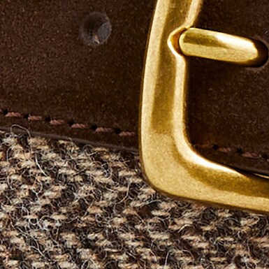 Wool-blend suit belt MIXED BROWN GUN CLUB CH j.crew: wool-blend suit belt for men