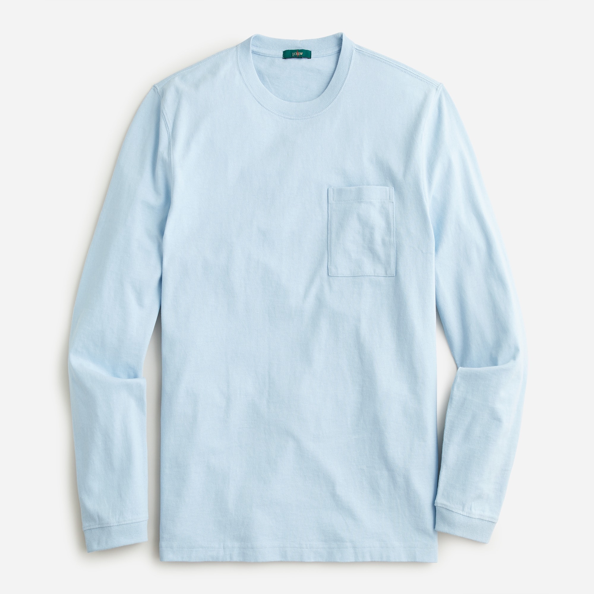 J.Crew: Relaxed Long-sleeve Premium-weight Cotton Pocket T-shirt For Men