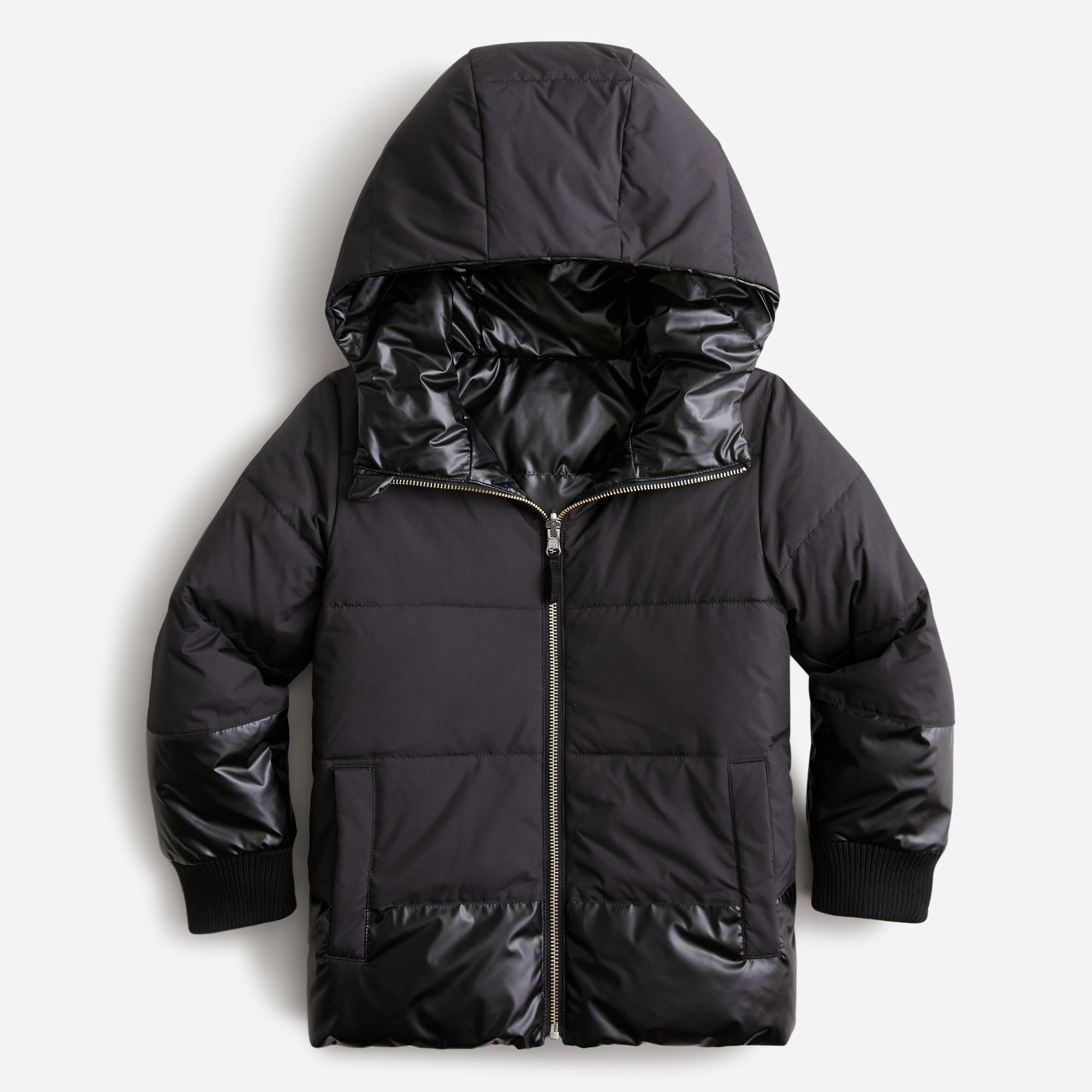 girls Girls' reversible metallic puffer jacket with PrimaLoft®