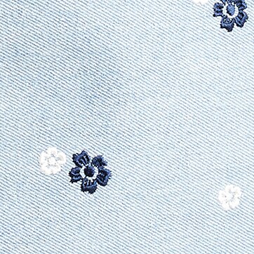 Girls&apos;embroidered backpack in chambray IVORY BLUE MULTI j.crew: girls&apos;embroidered backpack in chambray for girls