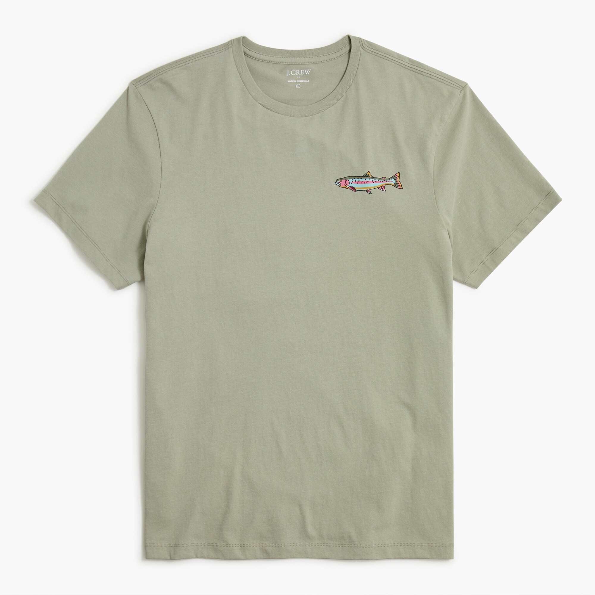 rainbow trout graphic tee for men