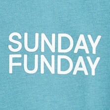 Sunday funday graphic tee BIARRITZ BLUE sunday funday graphic tee for men