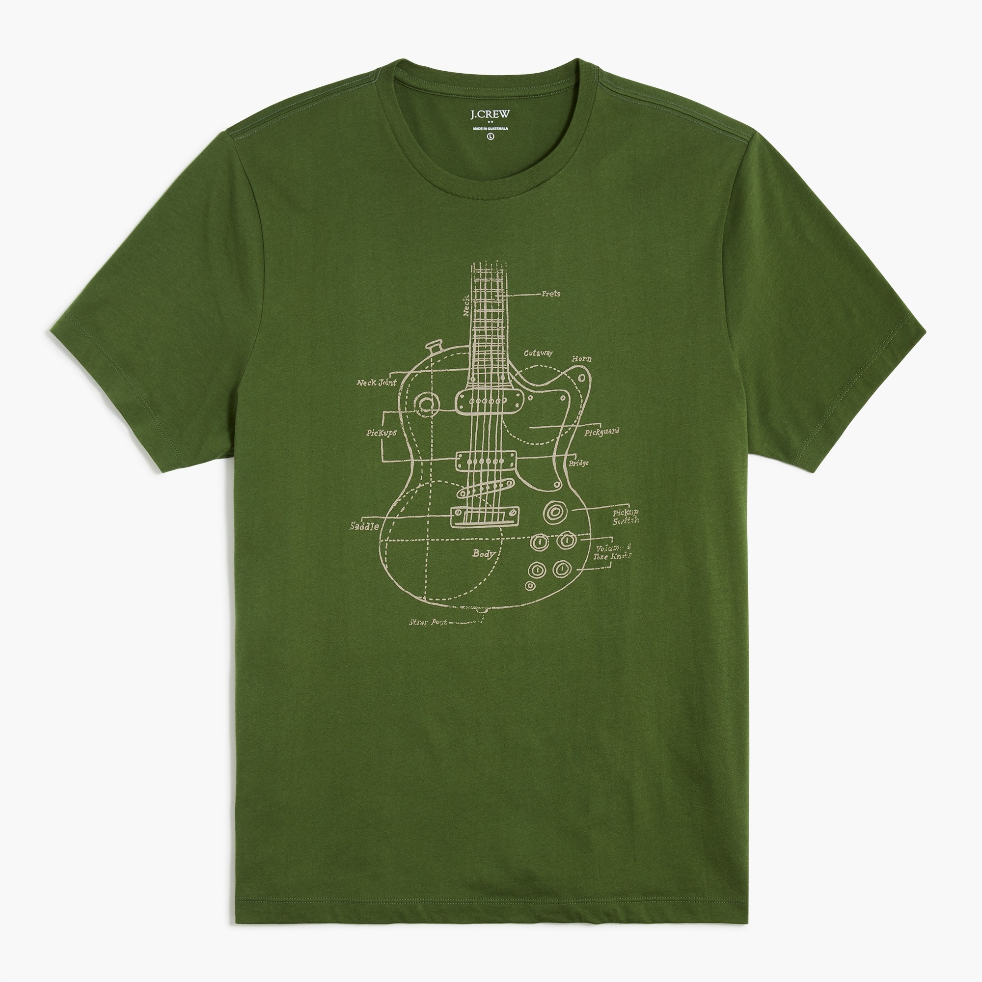 Factory Guitar Graphic Tee For Men