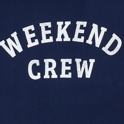 Long-sleeve crab graphic tee WEATHERED RED 