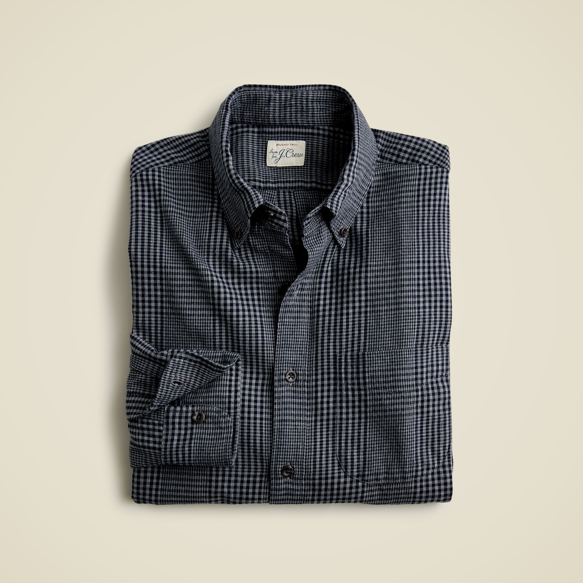 J.Crew: Brushed Twill Shirt For Men