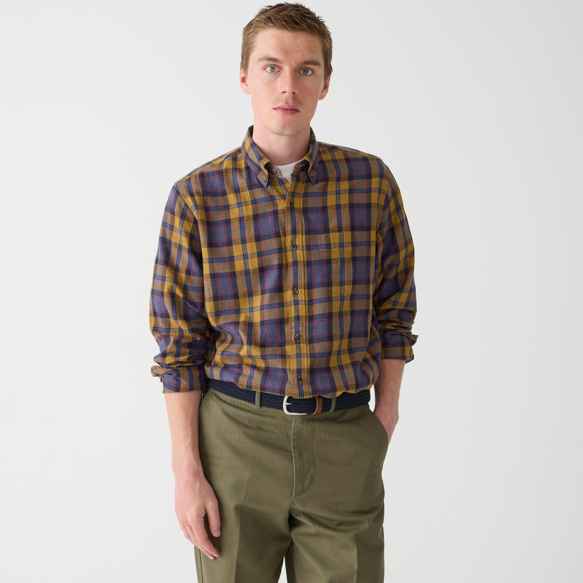 mens Brushed twill shirt