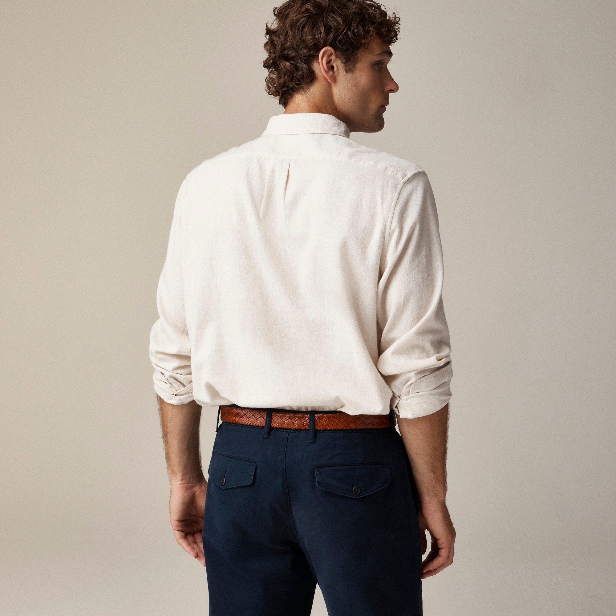 Brushed twill shirt