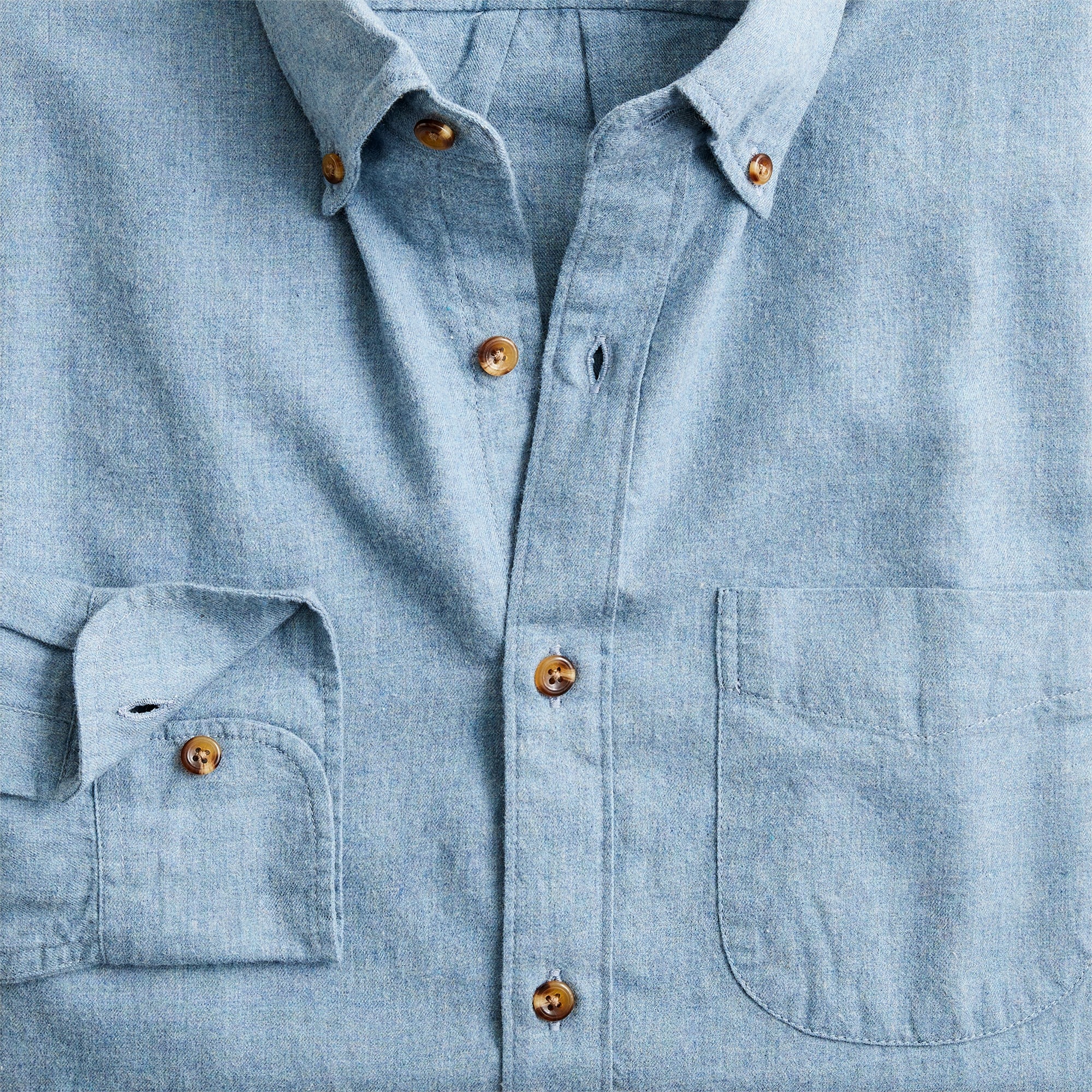 Brushed twill shirt