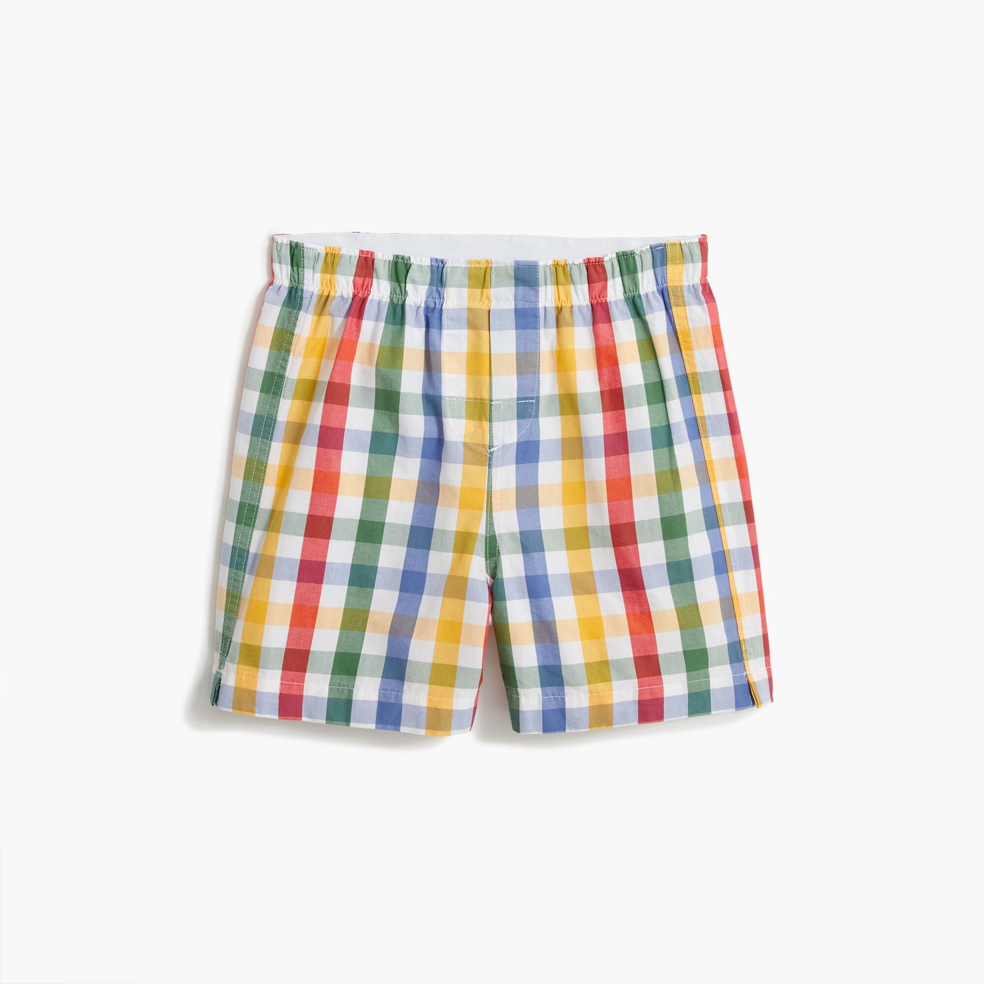Boys' checker boxers