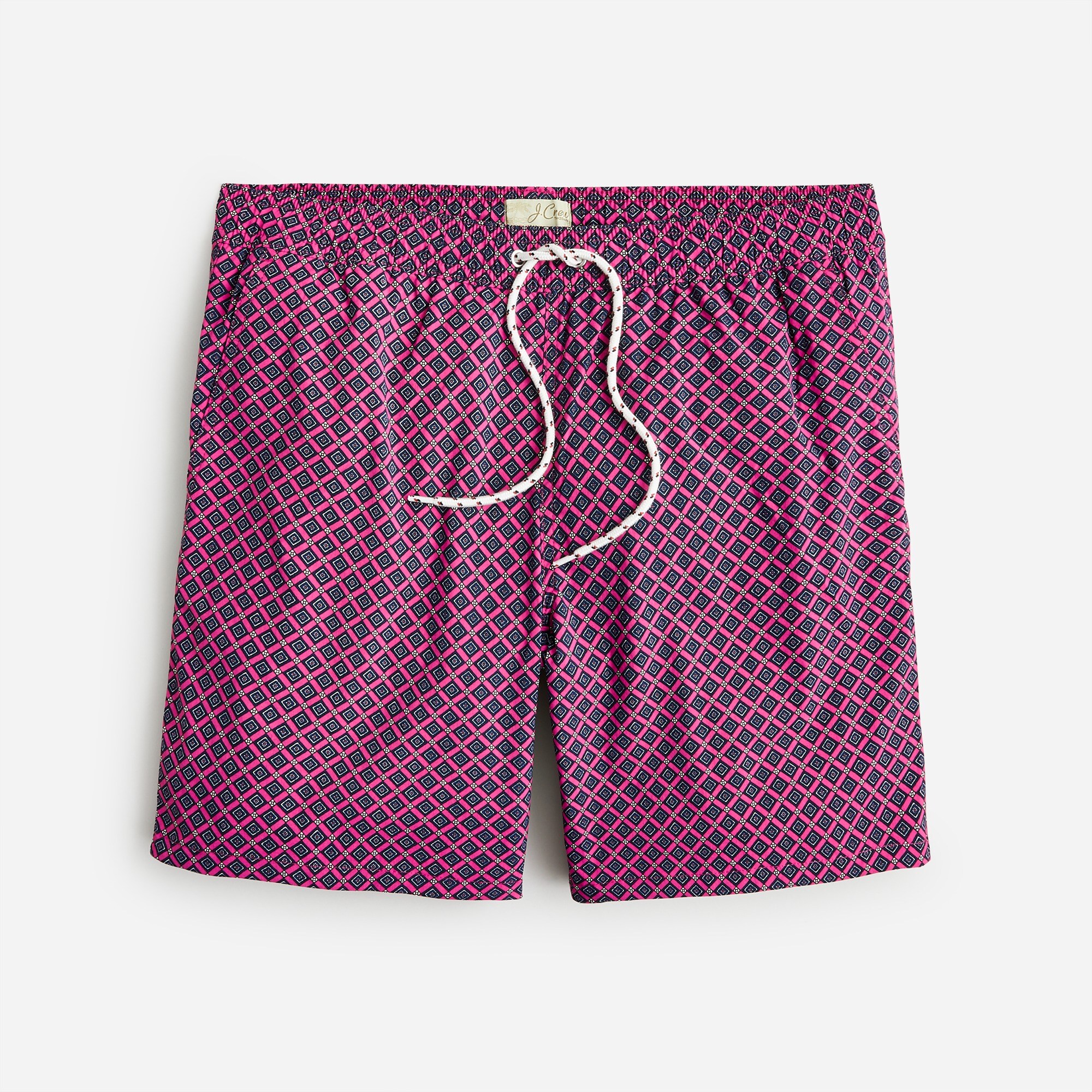 J.Crew 8" Stretch Swim Trunk In Floral Print For Men