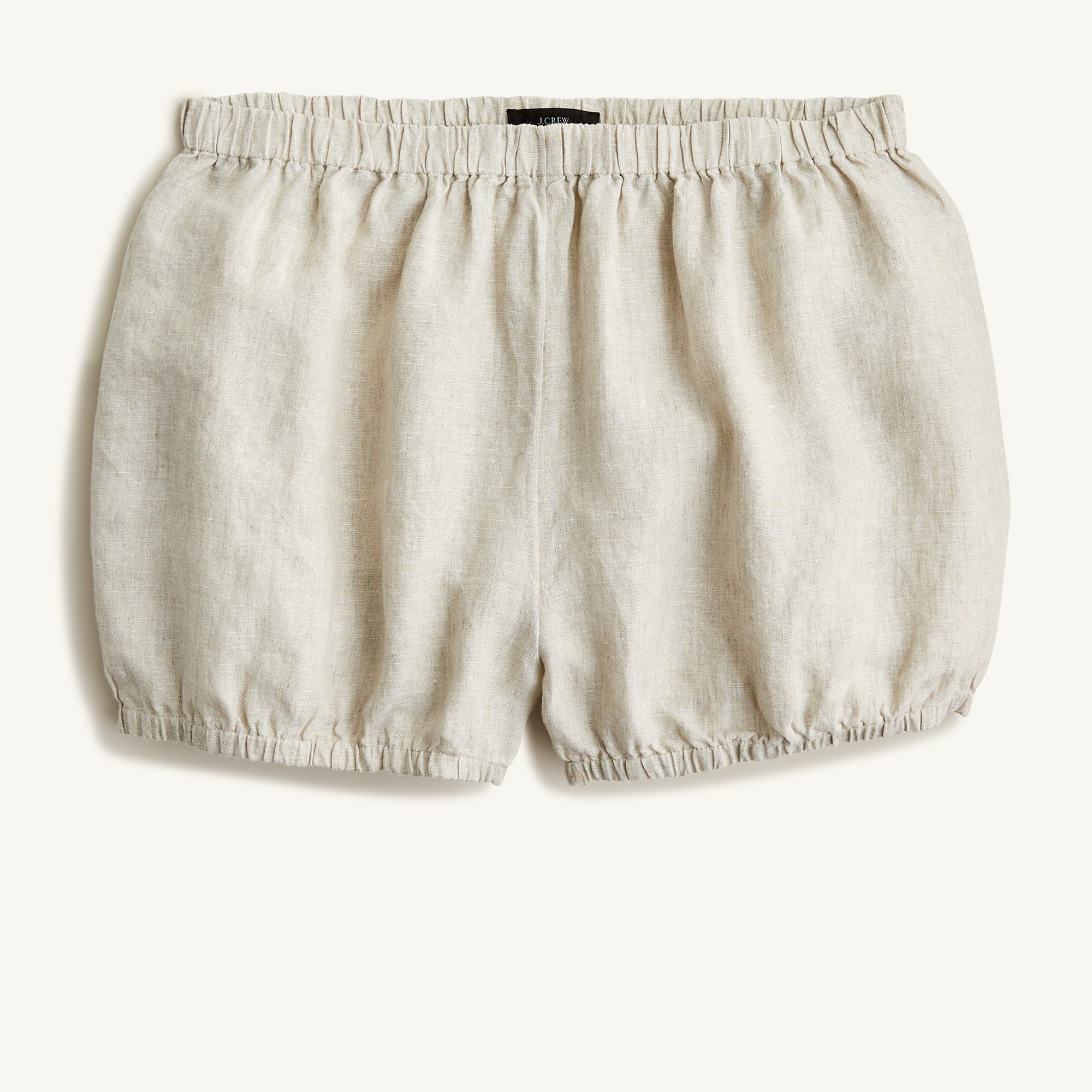 J.Crew: Bloomer Short In Linen For Women