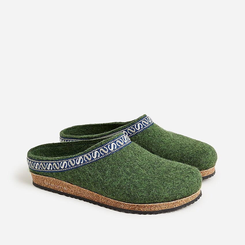 j.crew: stegmann® x j.crew original 108 clogs in wool for men, right side, view zoomed