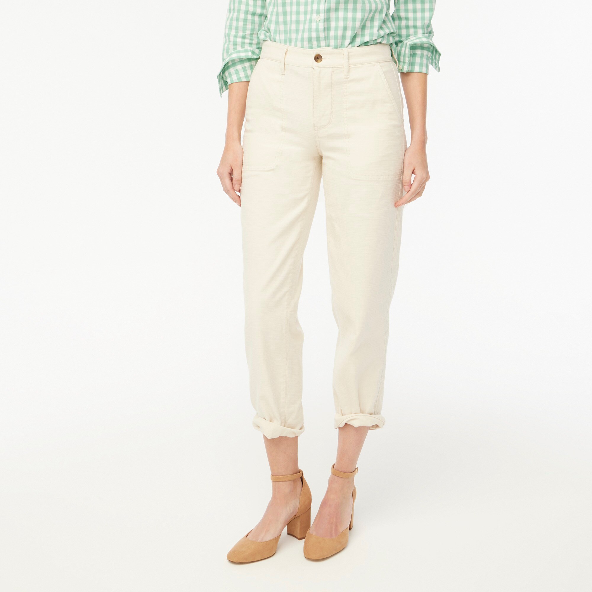 factory: cotton camp pant for women