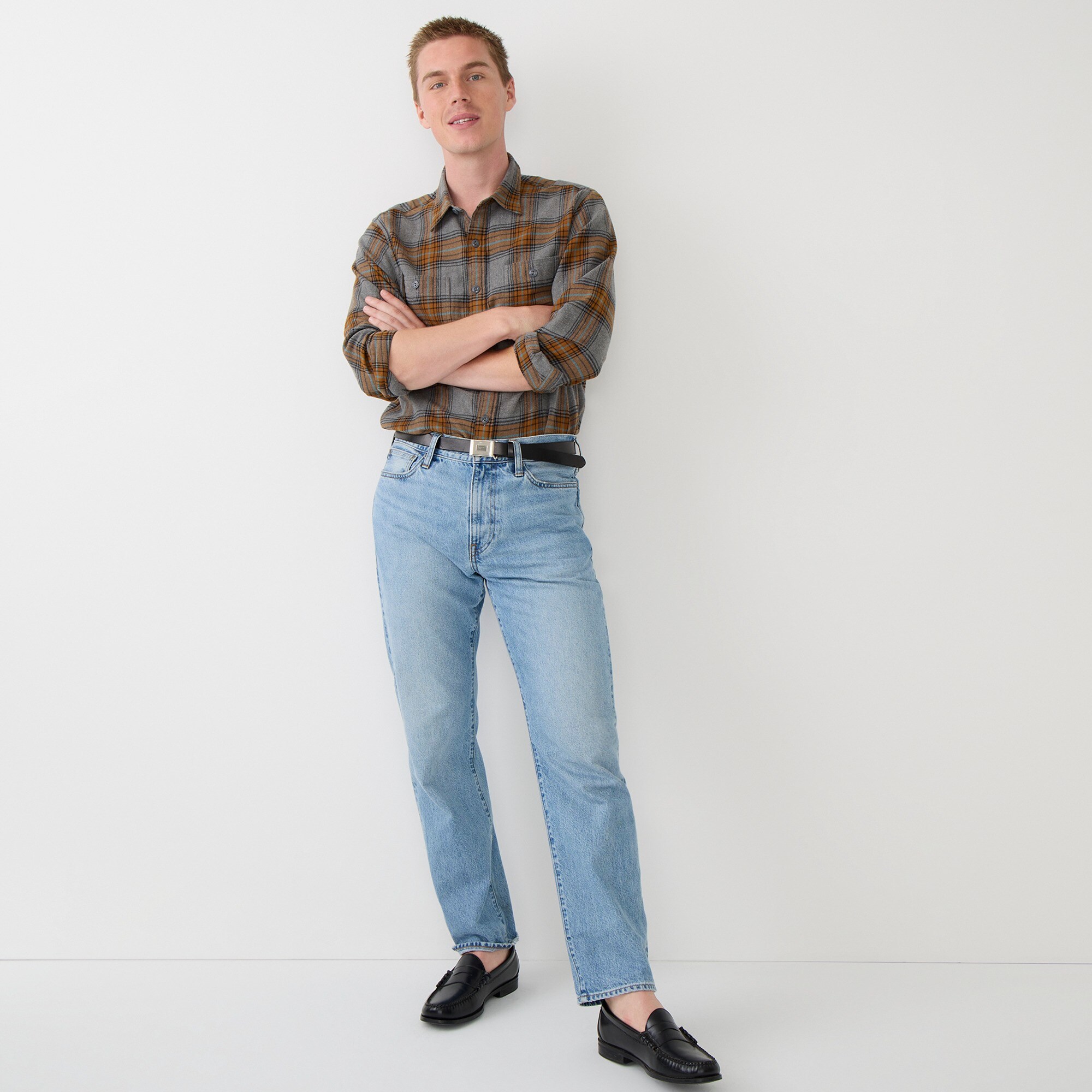 mens Classic Straight-fit jean in six-year wash
