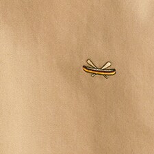 Giant-fit chino pant in embroidered canoe DUSTY KHAKI j.crew: giant-fit chino pant in embroidered canoe for men