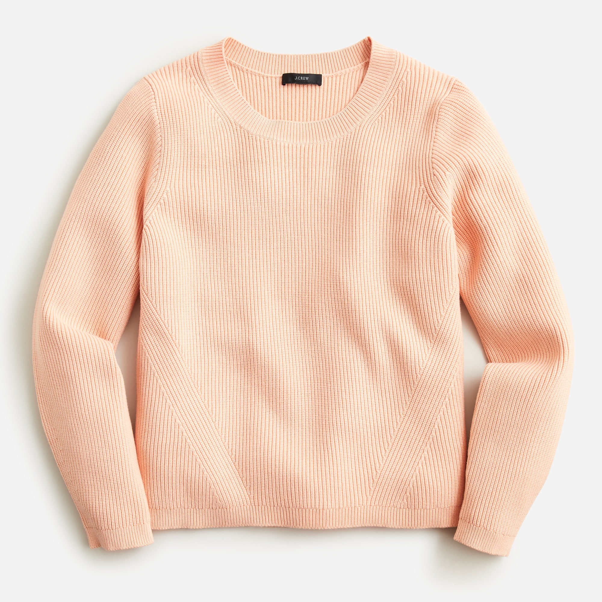 J.Crew Ribbed Stretch Crewneck Sweater For Women