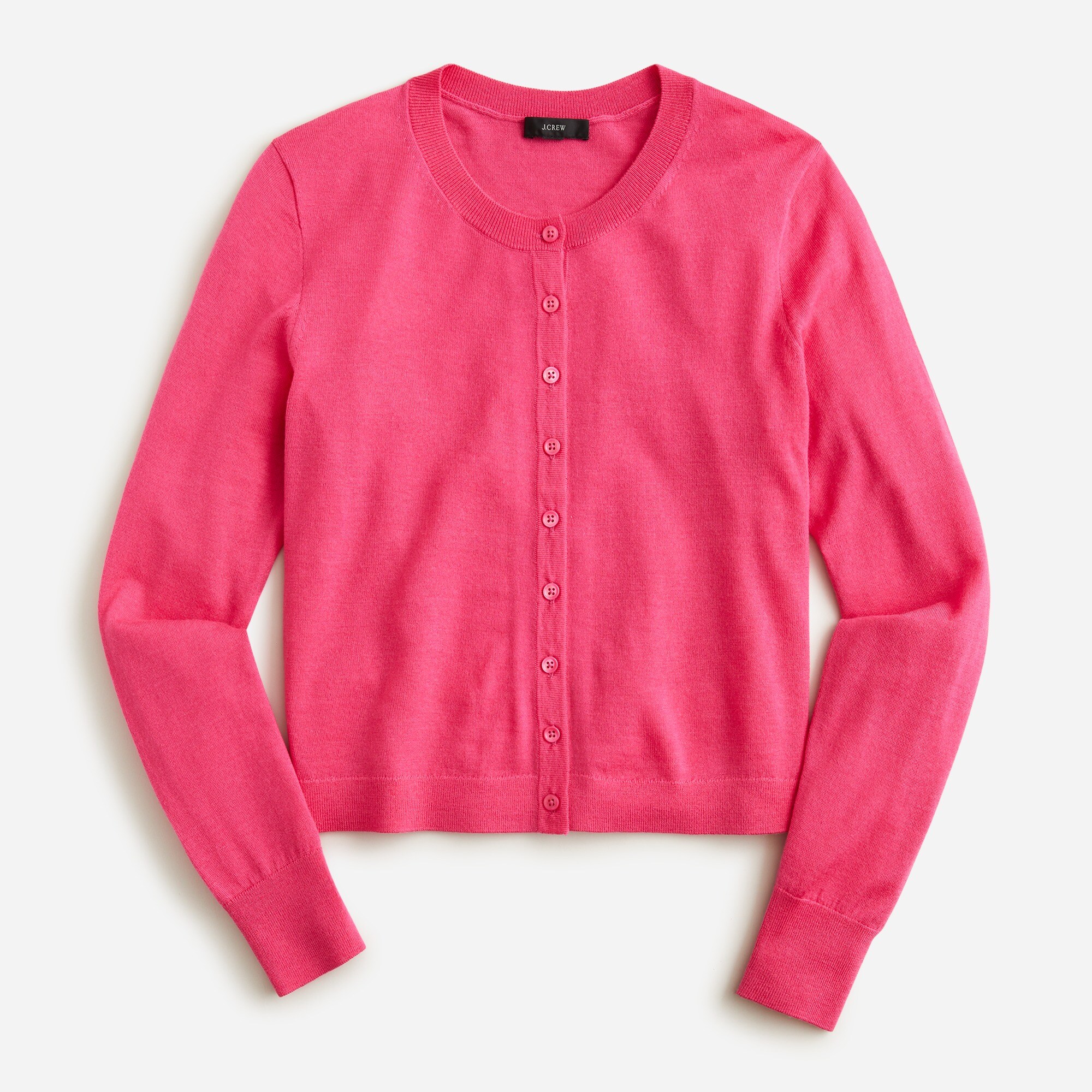 Classic merino wool cardigan sweater